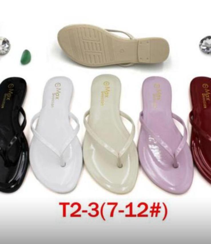 Skinny strap slippers for women